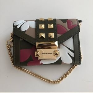 Michael Kors Leather Chain Wallet